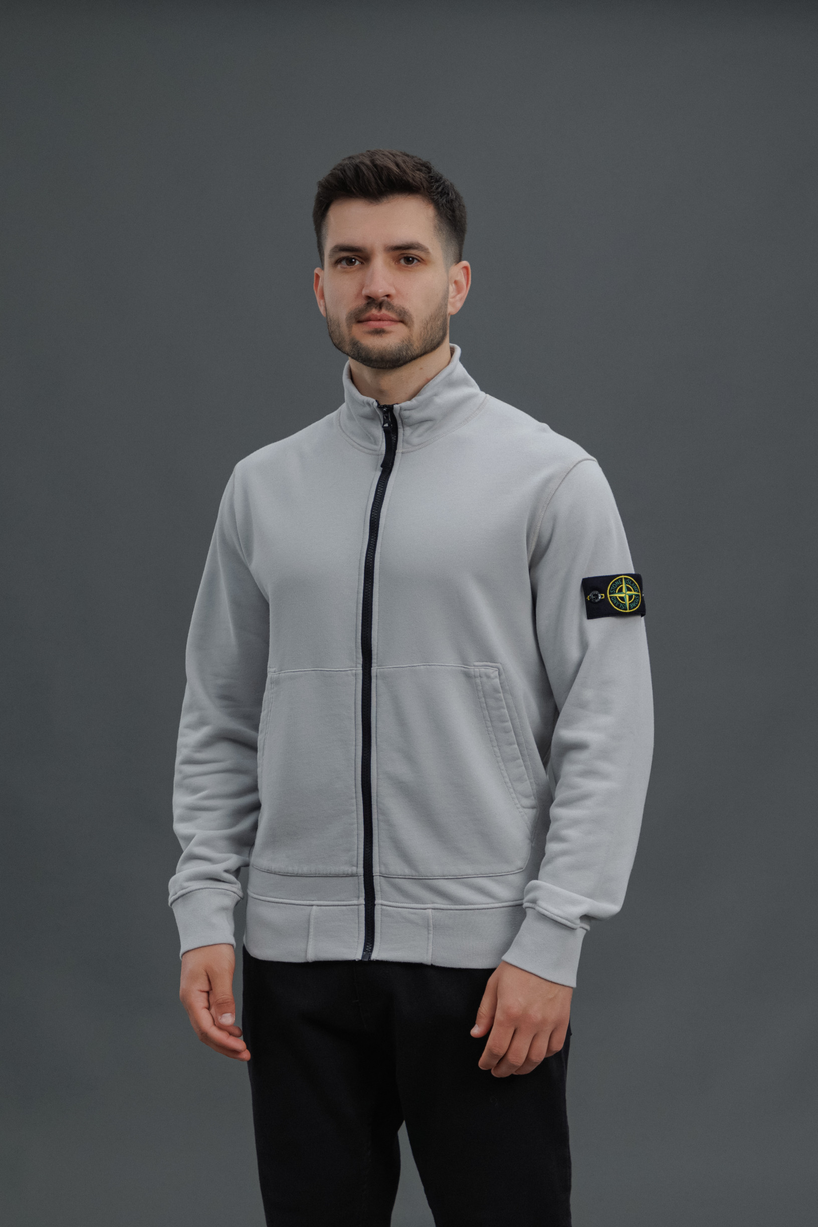 Чоловічий світшот STONE ISLAND 156100643-S0051 V0061, колір сірий