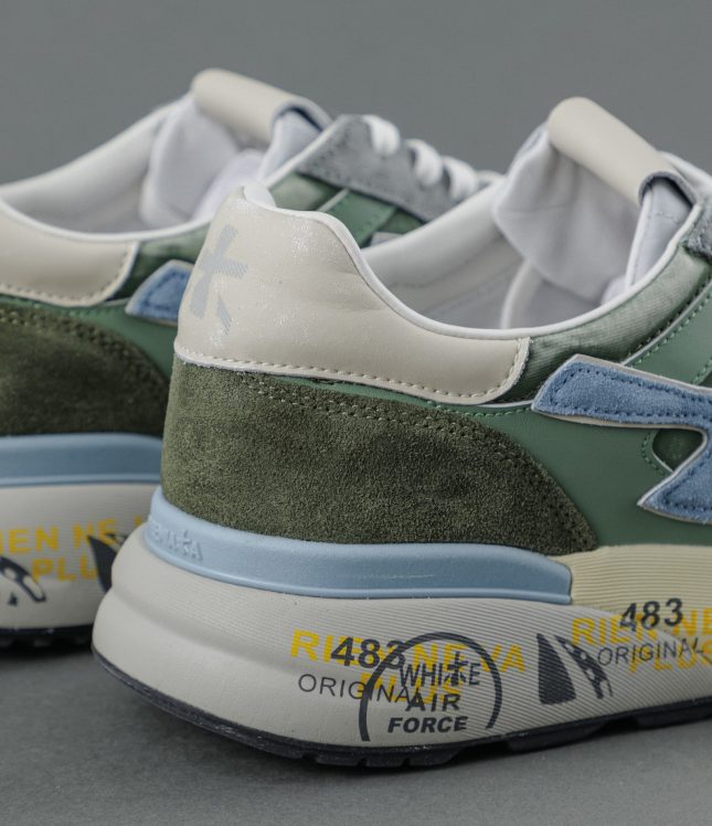 Чоловічі кросівки PREMIATA MICK 7216, колір зелений | Ціна 13499 грн, фото 8