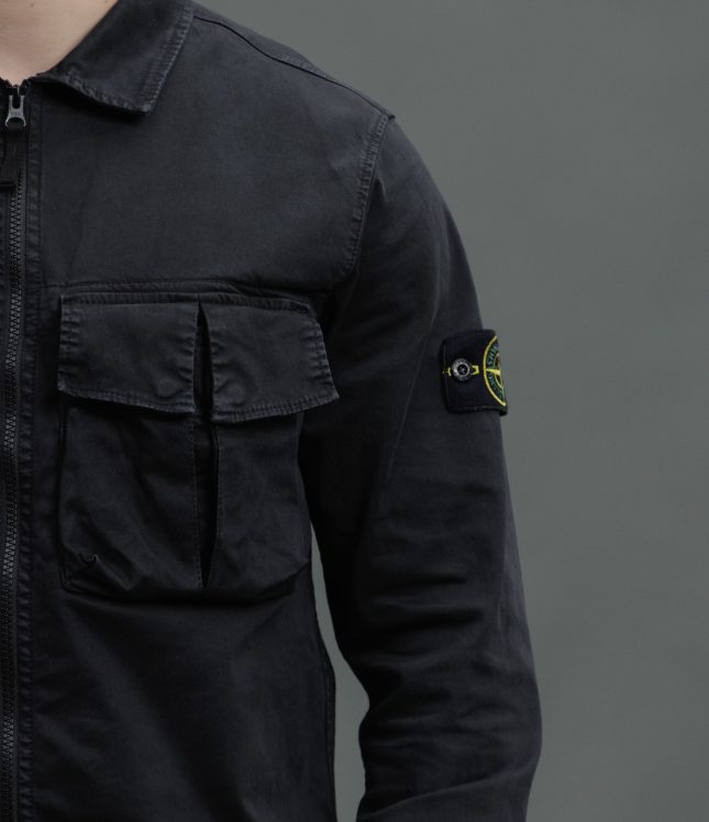Чоловічий оверширт STONE ISLAND 1510304 V0129, колір чорний | Ціна 18999 грн, фото 4