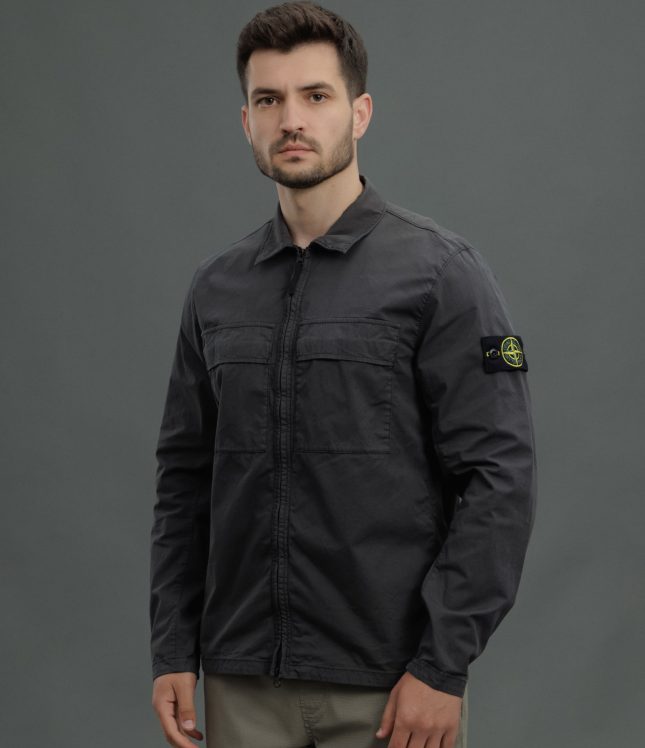 Чоловічий оверширт STONE ISLAND 1510210 V0065, колір сірий | Ціна 18999 грн, фото 1