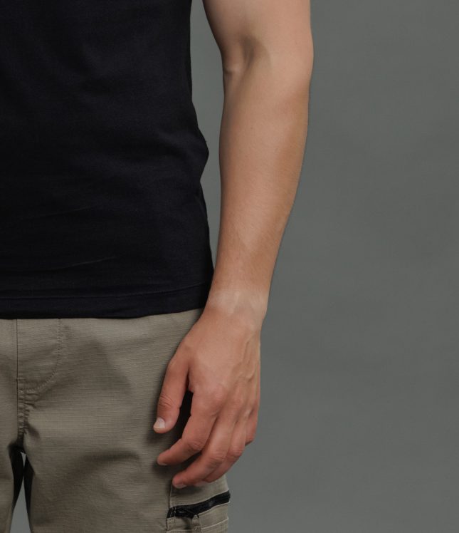 Чоловіча футболка STONE ISLAND ARCHIVIO LINO WATRO 152NS91 V0029, колір чорний | Ціна 11499 грн, фото 5