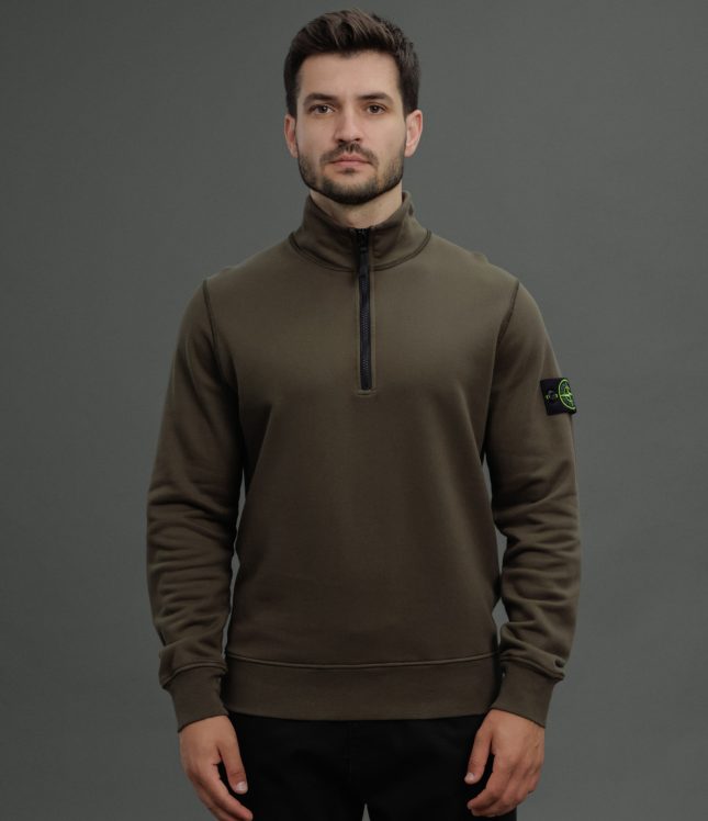 Чоловічий світшот STONE ISLAND 156100619-S0051 V0054, колір зелений | Ціна 16999 грн, фото 2