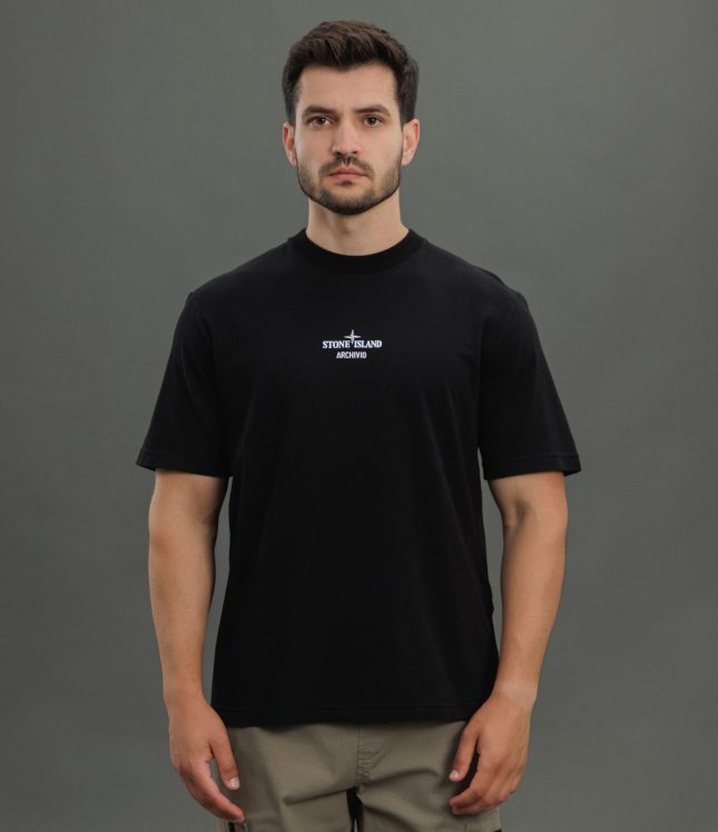 Чоловіча футболка STONE ISLAND ARCHIVIO 152100037-S0091 V0029, колір чорний | Ціна 9999 грн, фото 2