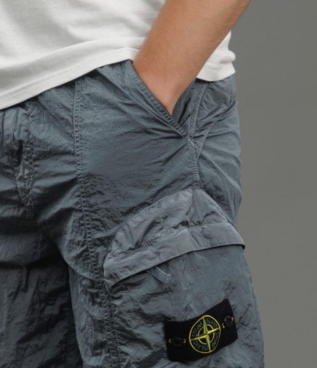 Чоловічі шорти STONE ISLAND 15L100007-S0019 V0024, колір синій | Ціна 18999 грн, фото 4