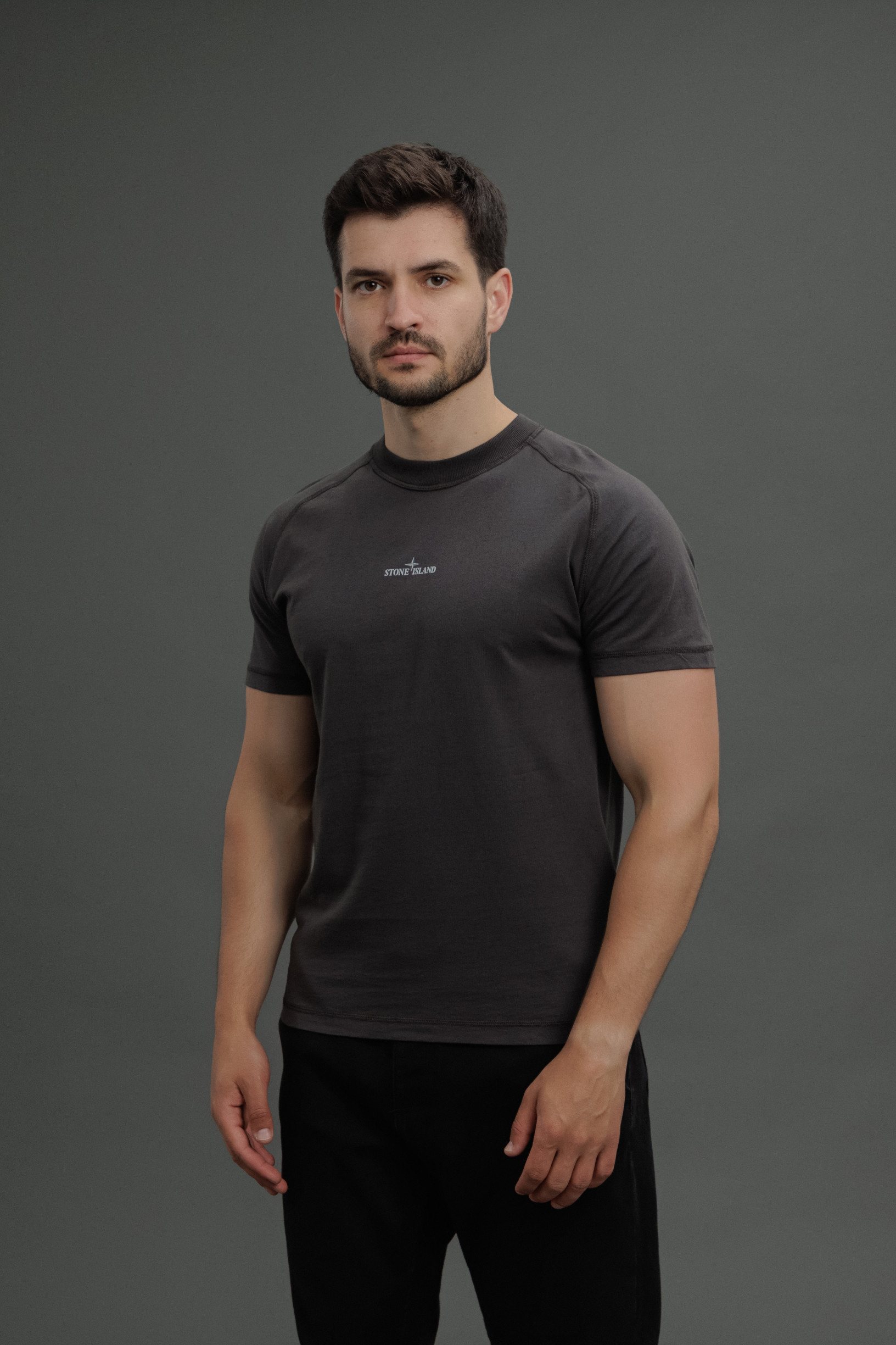 Чоловіча футболка STONE ISLAND 152100020-S0080 V0065, колір сірий