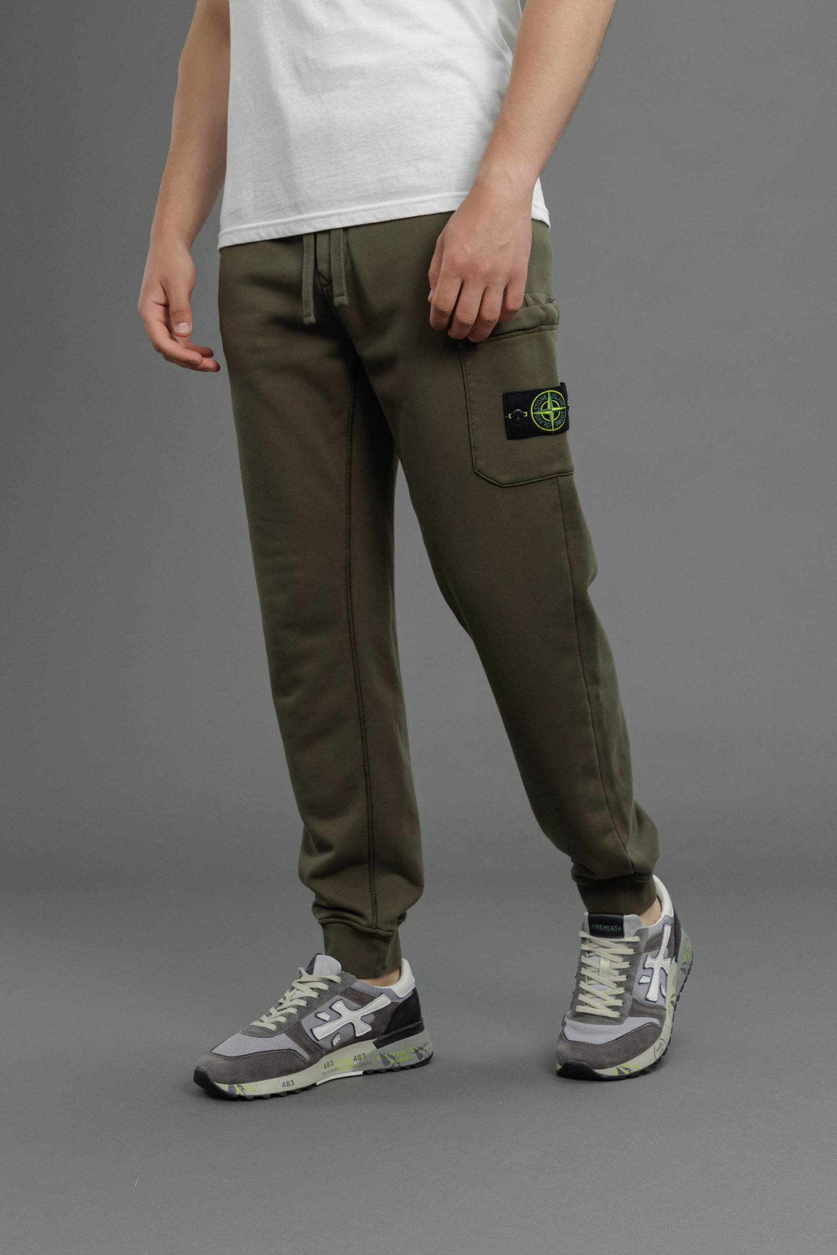 Чоловічі штани STONE ISLAND 156200644-S0051 V0054, колір зелений