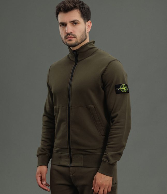 Чоловічий світшот STONE ISLAND 156100643-S0051 V0054, колір зелений | Ціна 18499 грн, фото 1