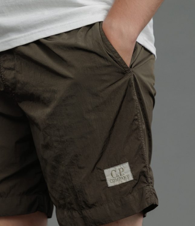 Чоловічі шорти C.P.COMPANY CMBW005A 006369G COL:683, колір зелений | Ціна 4999 грн, фото 4
