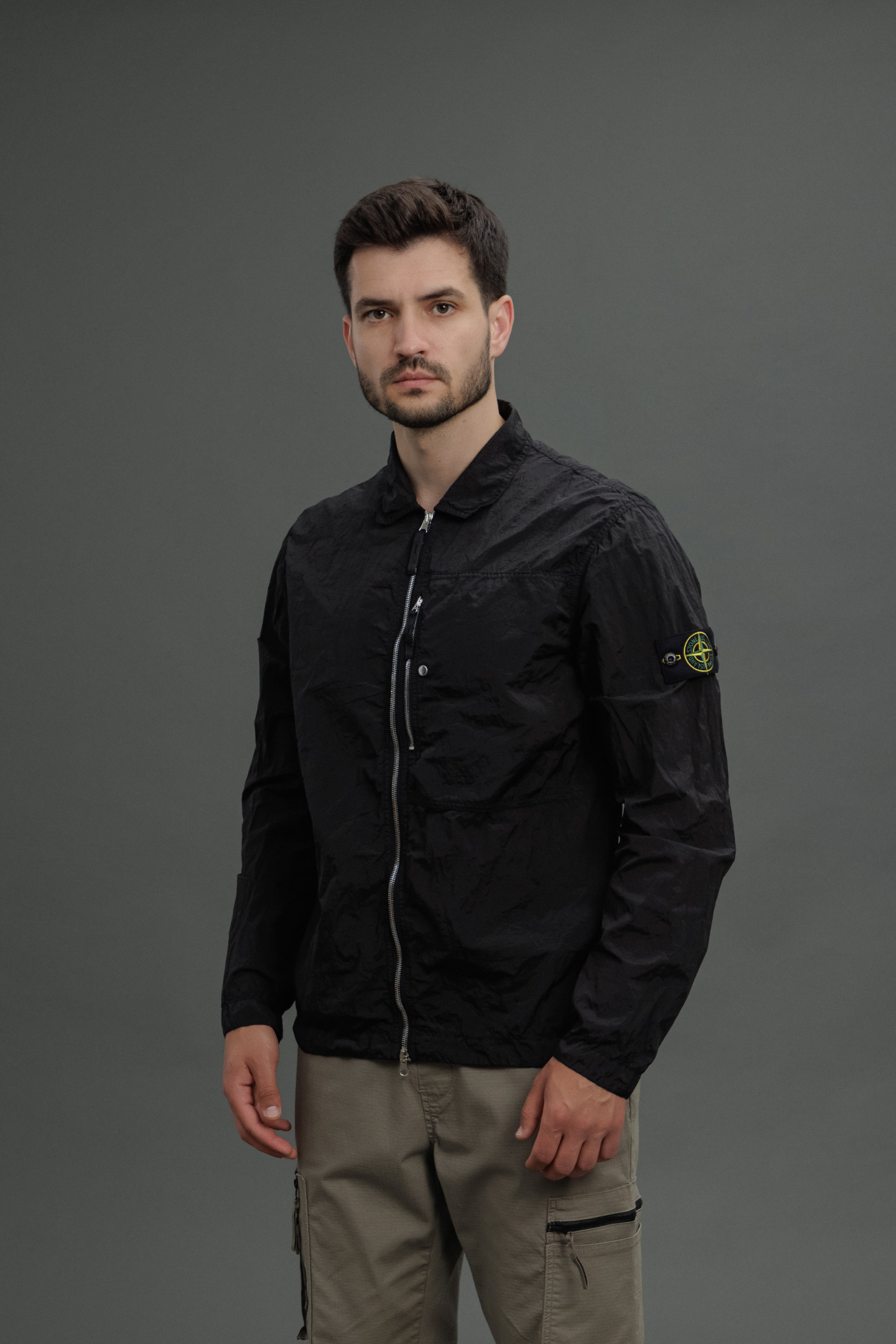Чоловічий оверширт STONE ISLAND 151200005-S0019 V0029, колір чорний