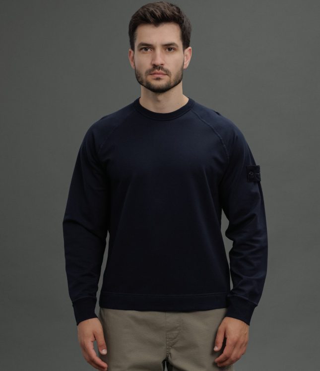 Чоловічий світшот STONE ISLAND 156100011-S00F3 V0020, колір синій | Ціна 14999 грн, фото 2