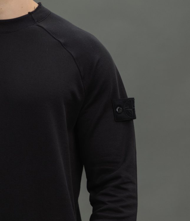 Чоловічий світшот STONE ISLAND 15654F3 V0029, колір чорний | Ціна 14999 грн, фото 4