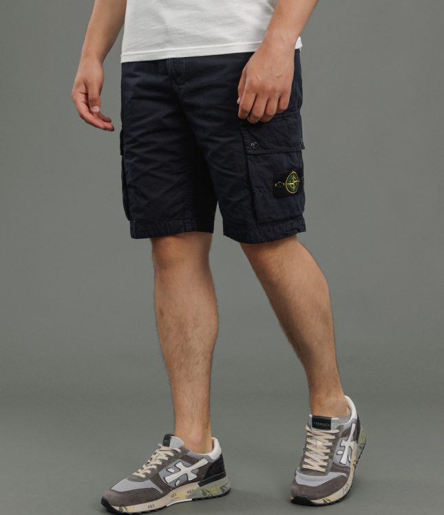 Чоловічі шорти STONE ISLAND 15L100019-S00WA V0120, колір синій | Ціна 14399 грн, фото 1