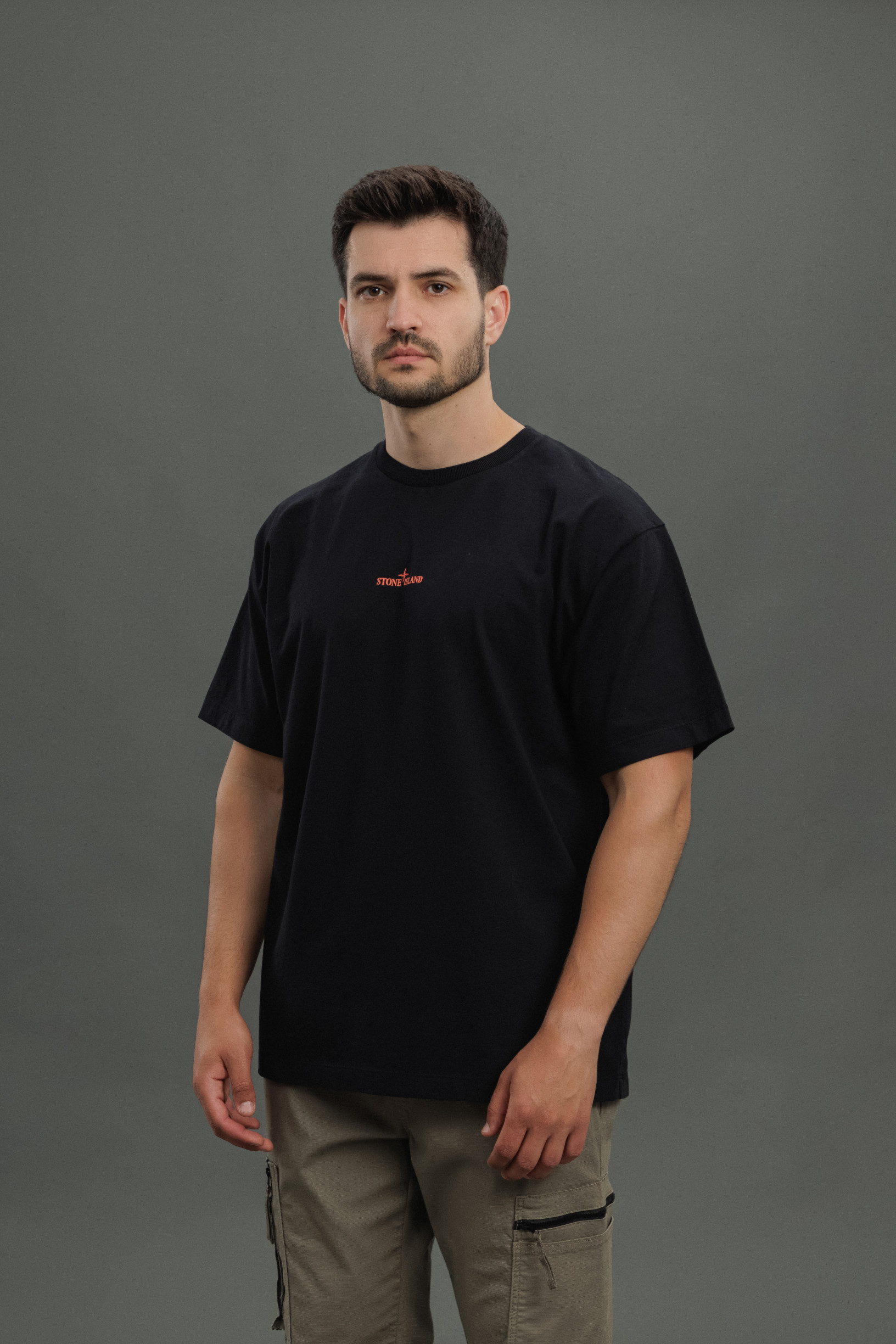 Чоловіча футболка STONE ISLAND 1521002RC-S0153 V0029, колір чорний