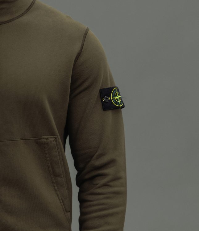 Чоловічий світшот STONE ISLAND 156100643-S0051 V0054, колір зелений | Ціна 18499 грн, фото 4