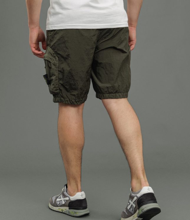Чоловічі шорти STONE ISLAND 15L100007-S0019 V0054, колір зелений | Ціна 9999 грн, фото 5