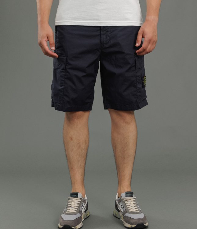 Чоловічі шорти STONE ISLAND 15L100L08-S0003 V0020, колір синій | Ціна 13499 грн, фото 2