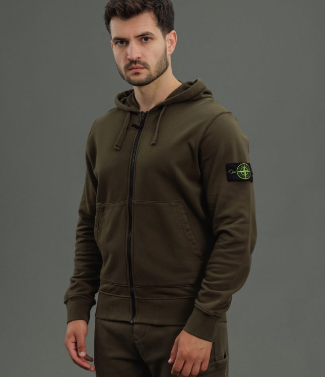 Чоловіче худі STONE ISLAND 156100042-S0051 V0054, колір зелений | Ціна 20999 грн, фото 1