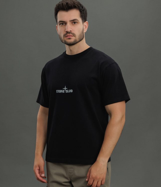 Чоловіча футболка STONE ISLAND 1521002RC-S0137 V0029, колір чорний | Ціна 9499 грн, фото 1
