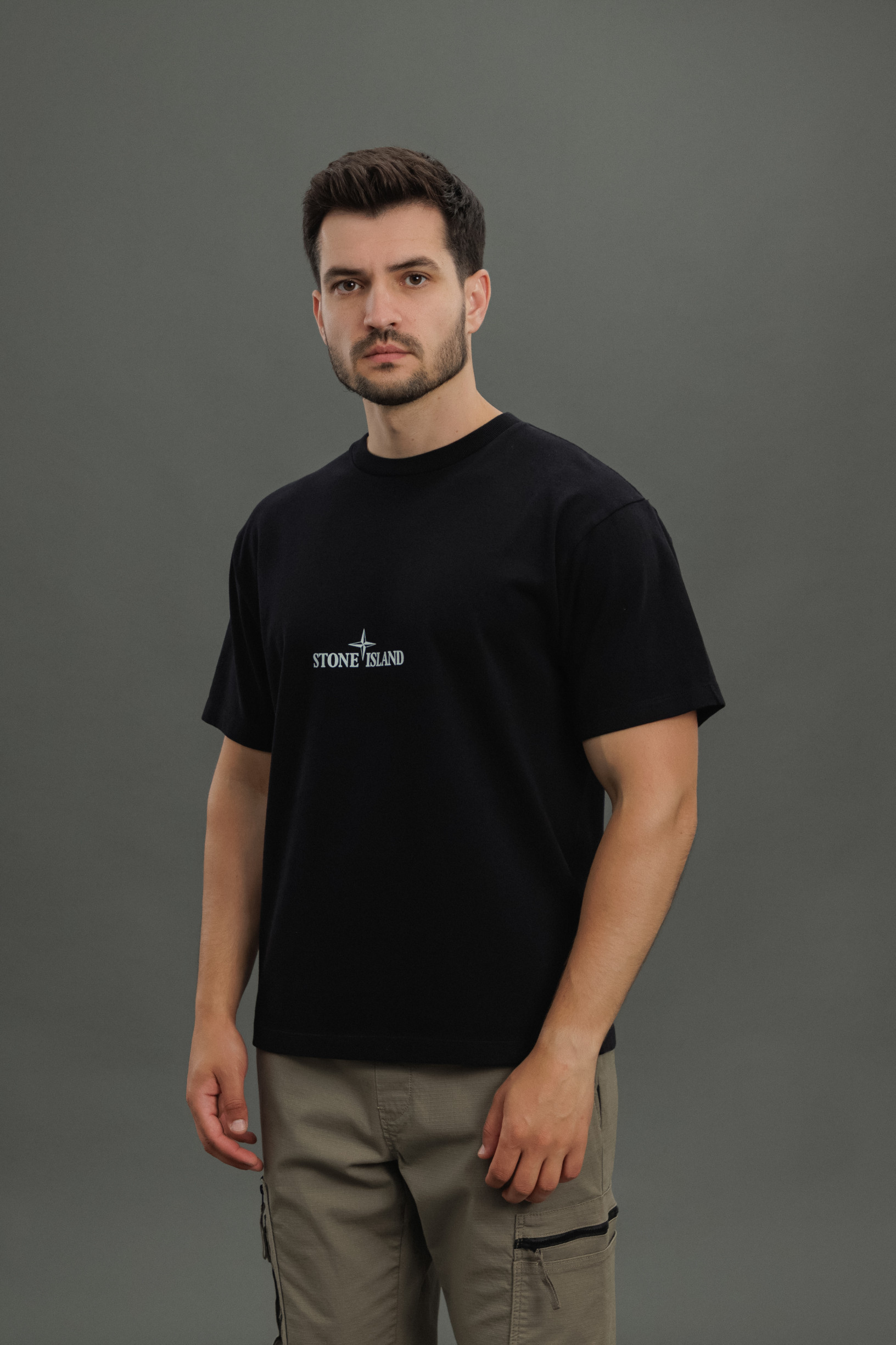 Чоловіча футболка STONE ISLAND 1521002RC-S0137 V0029, колір чорний