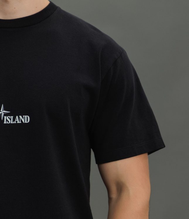 Чоловіча футболка STONE ISLAND 1521002RC-S0137 V0029, колір чорний | Ціна 9499 грн, фото 4