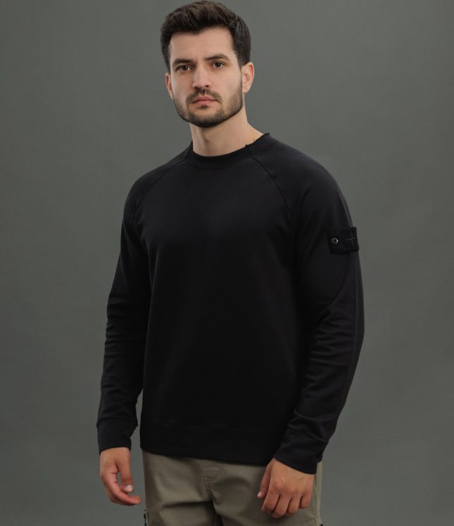 Чоловічий світшот STONE ISLAND 15654F3 V0029, колір чорний | Ціна 14999 грн, фото 1