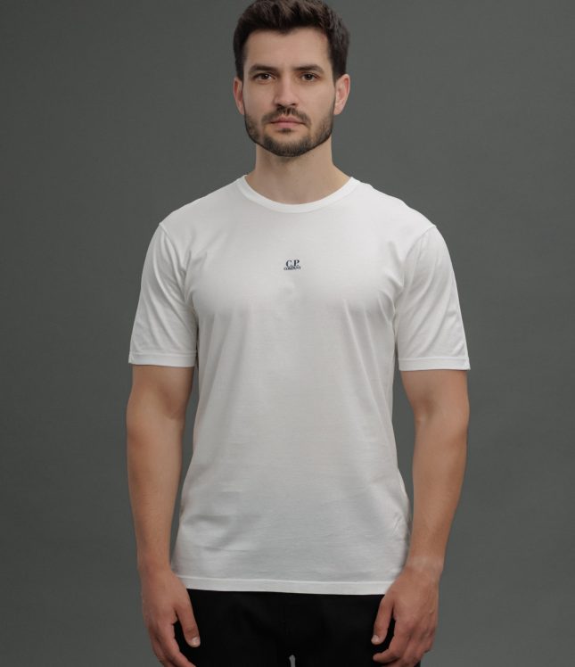 Чоловіча футболка C.P. COMPANY CMTS114A 006374G COL:103, колір білий | Ціна 6499 грн, фото 2