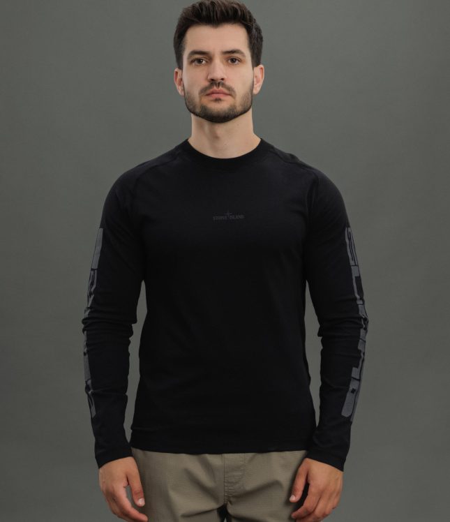 Чоловічий світшот STONE ISLAND 152100005-S0082 V0029, колір чорний | Ціна 8999 грн, фото 2