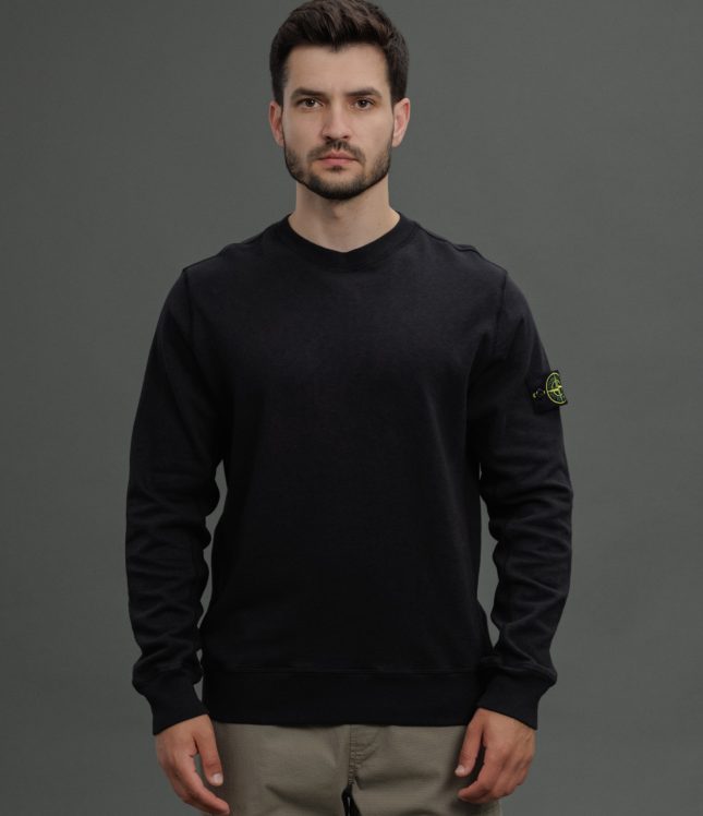 Чоловічий світшот STONE ISLAND 156100020-S0060 V0029, колір чорний | Ціна 12499 грн, фото 2