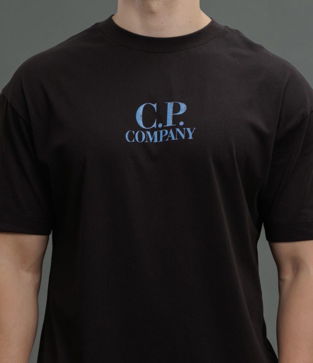 Чоловіча футболка C.P. COMPANY CMTS141A 005100W COL:999, колір чорний | Ціна 5999 грн, фото 3