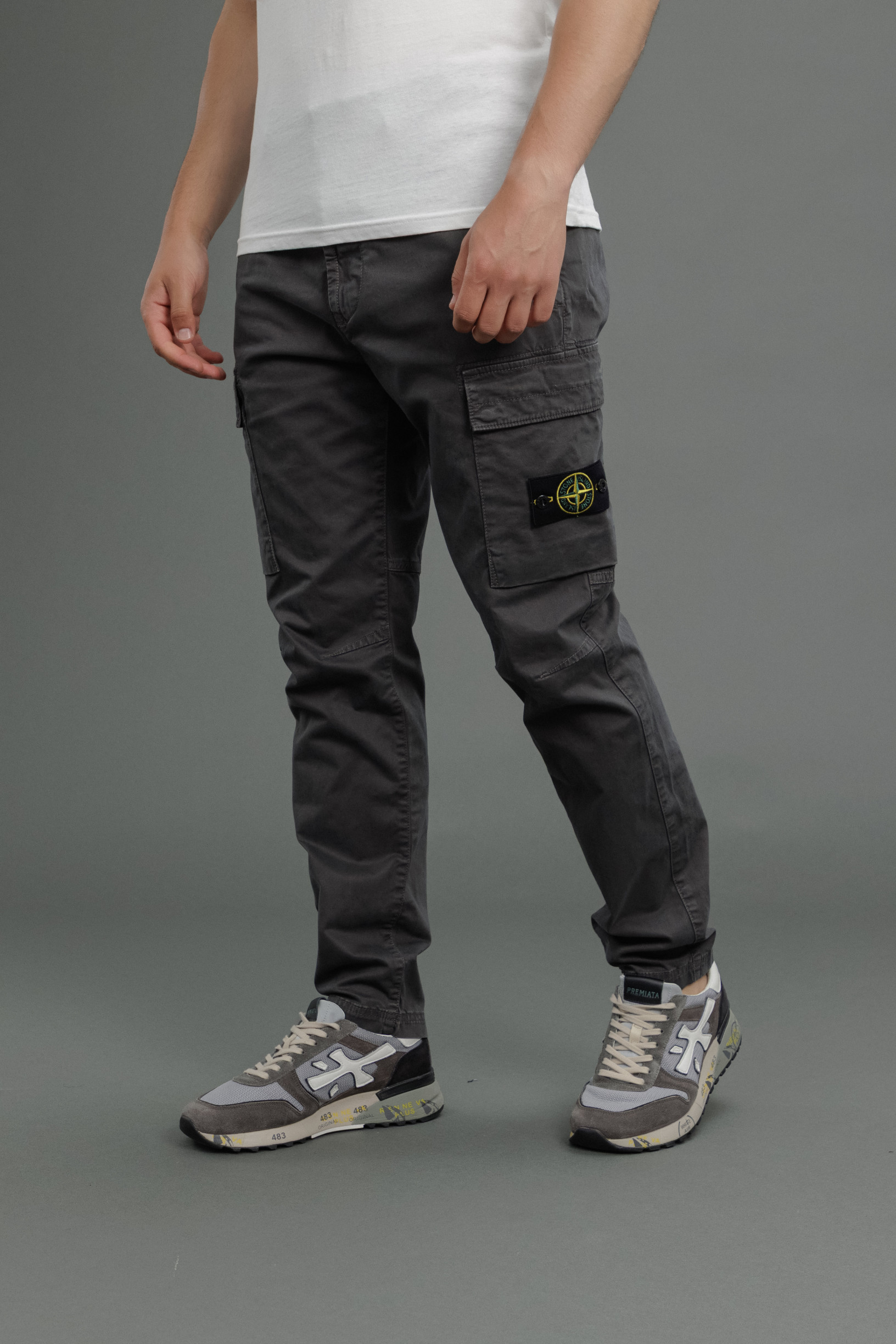 Чоловічі штани STONE ISLAND 153100304-S0004 V0165, колір сірий