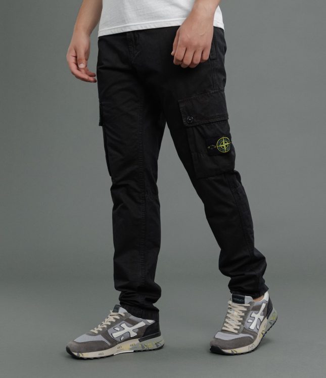 Чоловічі штани STONE ISLAND 153100053-S00WA V0129, колір чорний | Ціна 23999 грн, фото 1