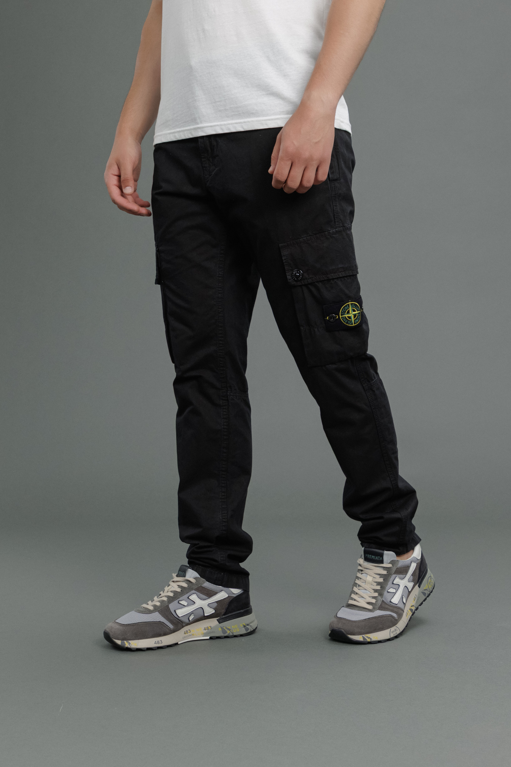 Чоловічі штани STONE ISLAND 153100053-S00WA V0129, колір чорний