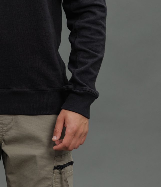 Чоловічий світшот STONE ISLAND 156100020-S0060 V0029, колір чорний | Ціна 12499 грн, фото 5