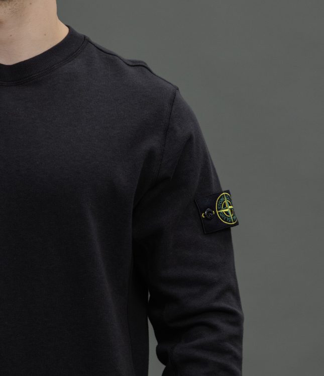 Чоловічий світшот STONE ISLAND 156100020-S0060 V0029, колір чорний | Ціна 12499 грн, фото 4