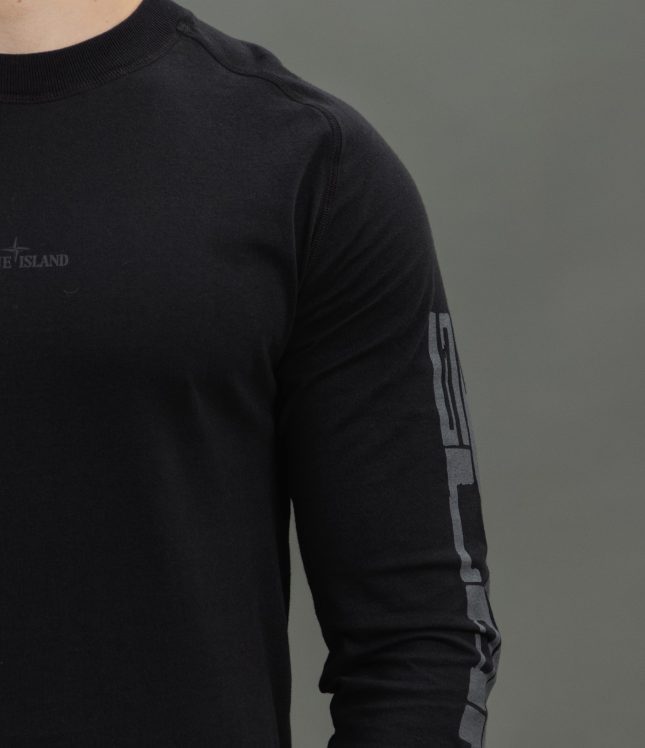 Чоловічий світшот STONE ISLAND 152100005-S0082 V0029, колір чорний | Ціна 8999 грн, фото 4