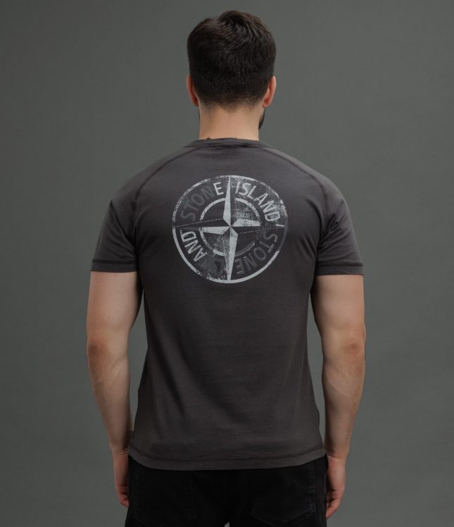 Чоловіча футболка STONE ISLAND 152100020-S0080 V0065, колір сірий | Ціна 8999 грн, фото 6