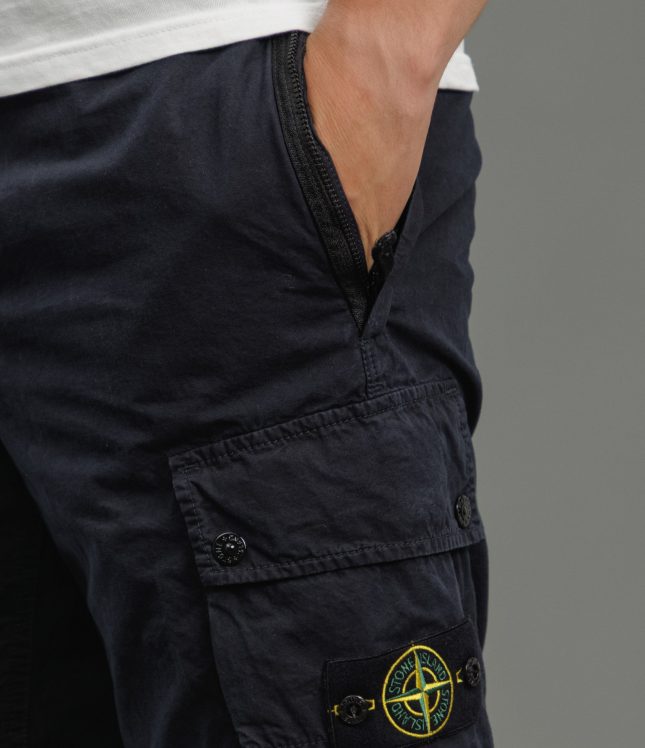 Чоловічі шорти STONE ISLAND 15L100019-S00WA V0120, колір синій | Ціна 14399 грн, фото 4