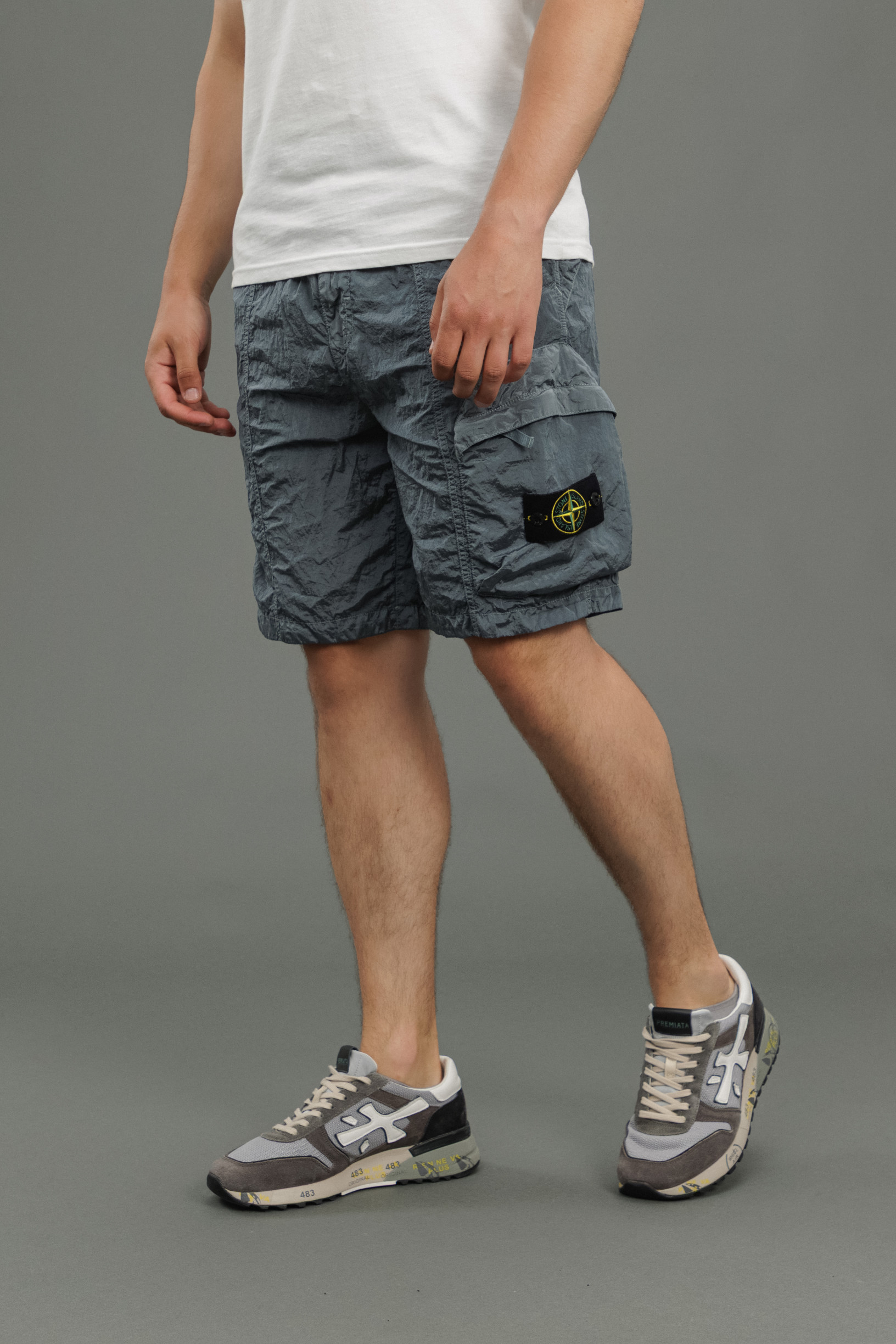 Чоловічі шорти STONE ISLAND 15L100007-S0019 V0024, колір синій