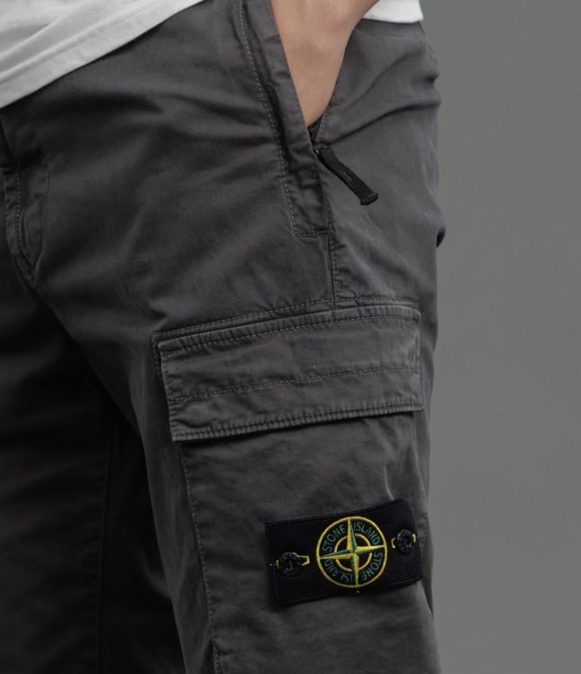 Чоловічі штани STONE ISLAND 153100304-S0004 V0165, колір сірий | Ціна 17999 грн, фото 4