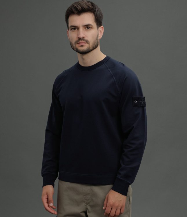 Чоловічий світшот STONE ISLAND 156100011-S00F3 V0020, колір синій | Ціна 14999 грн, фото 1