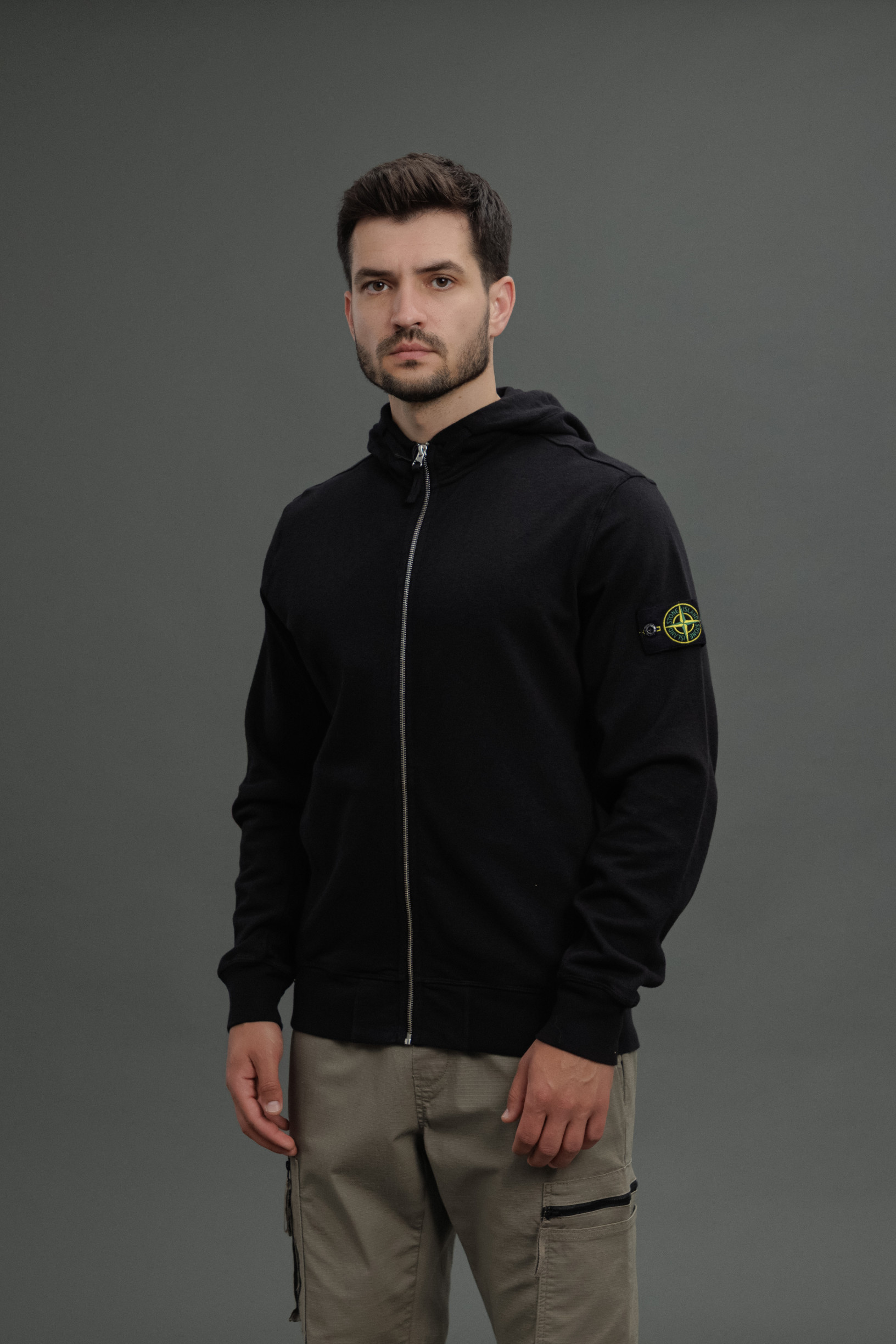 Чоловіче худі STONE ISLAND 156100021-S0060 V0029, колір чорний