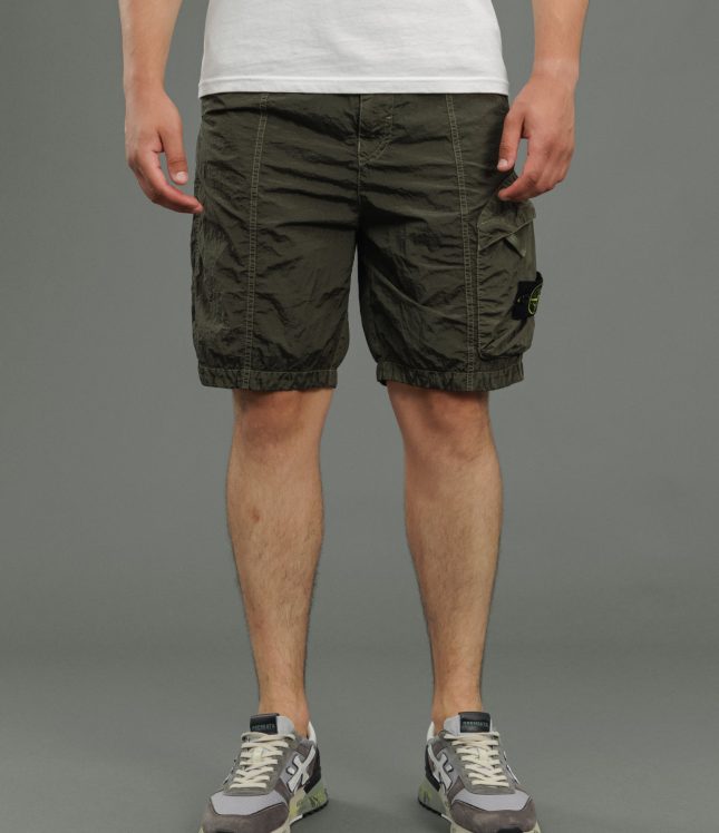Чоловічі шорти STONE ISLAND 15L100007-S0019 V0054, колір зелений | Ціна 9999 грн, фото 2