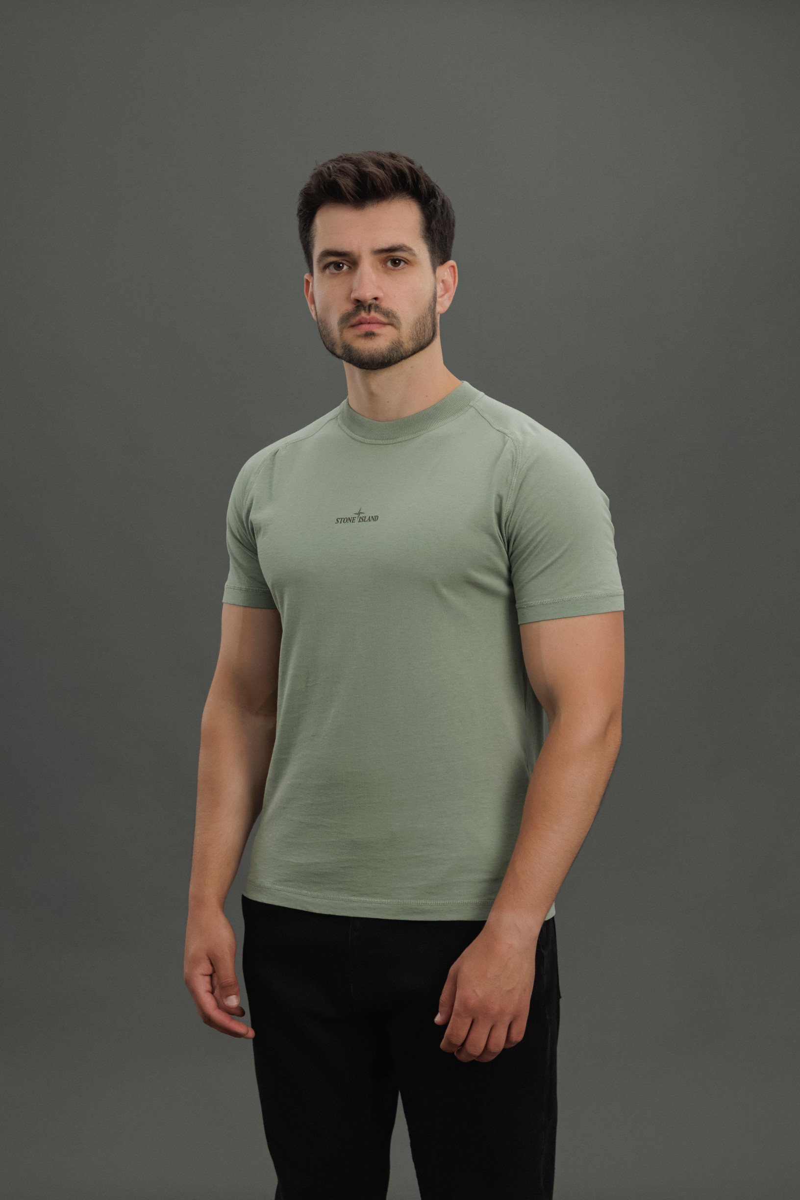 Чоловіча футболка STONE ISLAND 152100020-S0080 V0055, колір зелений