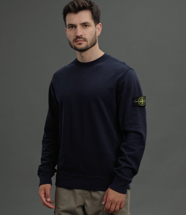 Чоловічий світшот STONE ISLAND 156100020-S0060 V0020, колір синій | Ціна 12499 грн, фото 1