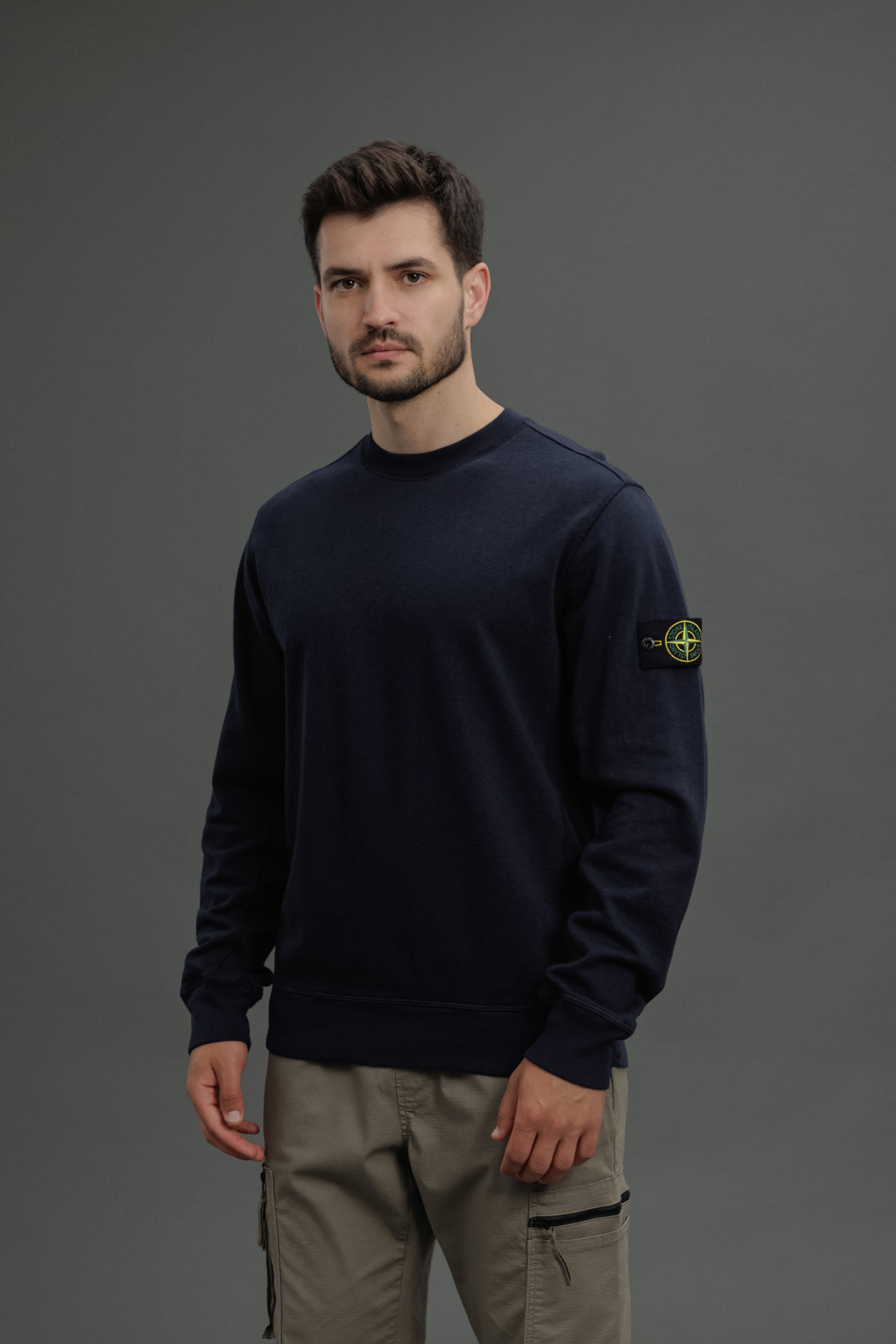 Чоловічий світшот STONE ISLAND 156100020-S0060 V0020, колір синій