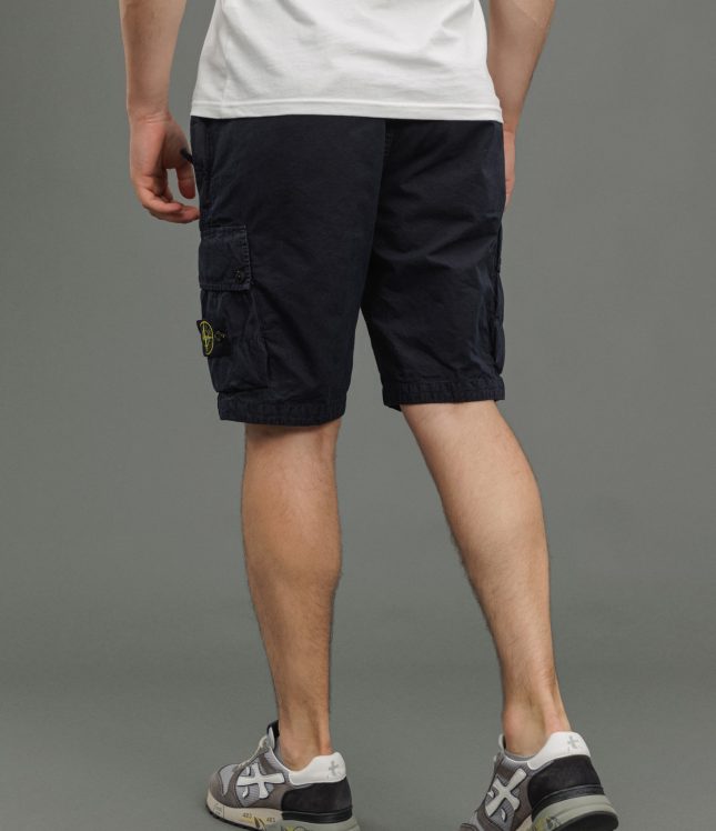 Чоловічі шорти STONE ISLAND 15L100019-S00WA V0120, колір синій | Ціна 14399 грн, фото 5