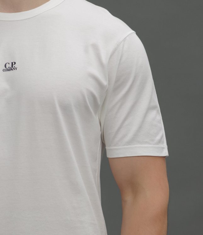 Чоловіча футболка C.P. COMPANY CMTS114A 006374G COL:103, колір білий | Ціна 6499 грн, фото 4