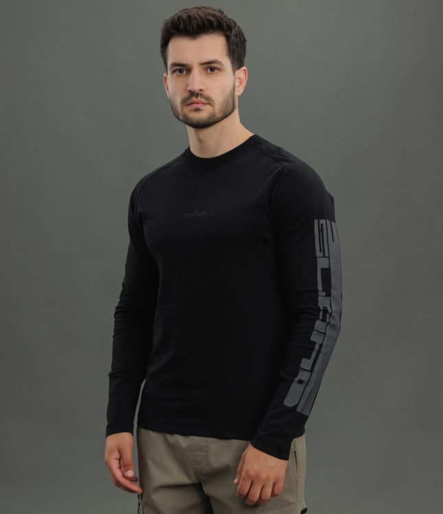 Чоловічий світшот STONE ISLAND 152100005-S0082 V0029, колір чорний | Ціна 8999 грн, фото 1