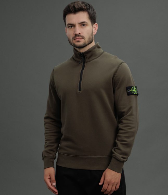 Чоловічий світшот STONE ISLAND 156100619-S0051 V0054, колір зелений | Ціна 16999 грн, фото 1
