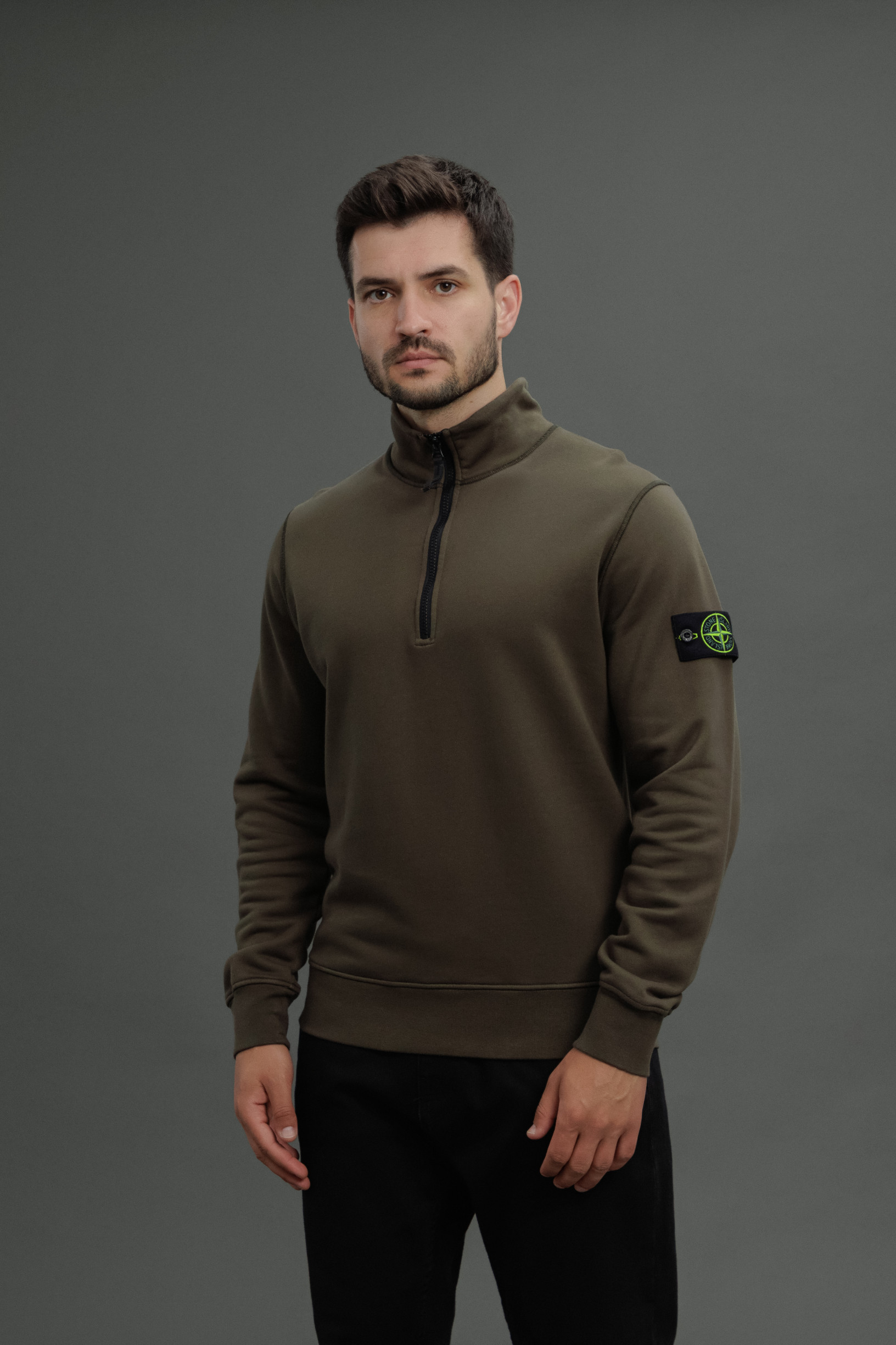 Чоловічий світшот STONE ISLAND 156100619-S0051 V0054, колір зелений